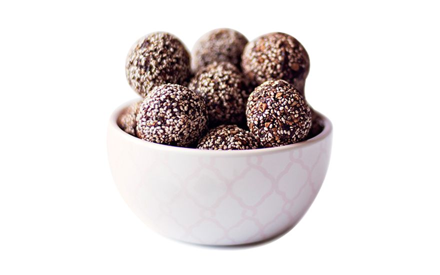 Bomboane cu cacao crudă și chia