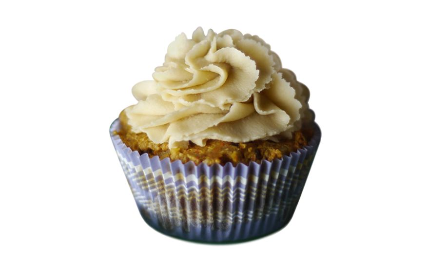 Cupcakes raw-vegane cu morcovi