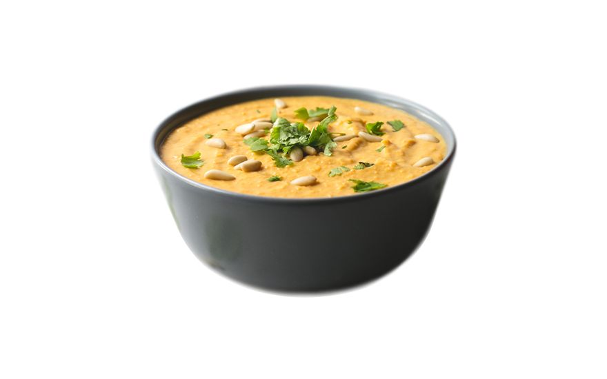 Hummus cu fasole albă și dovleac