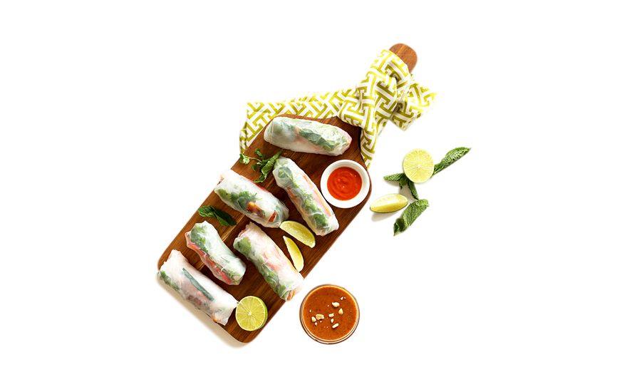 Pacheţele de primăvară cu sos picant