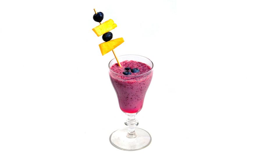Smoothie cu mangustan și acai