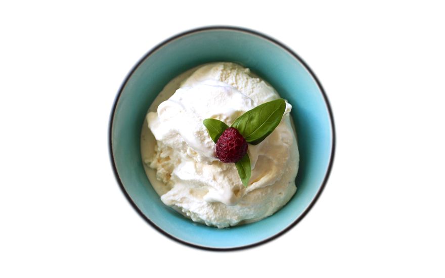 Înghețată proteică cu lucuma