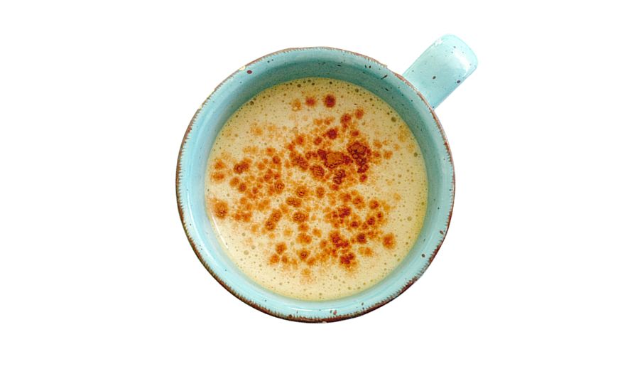 Latte cu turmeric și ghimbir