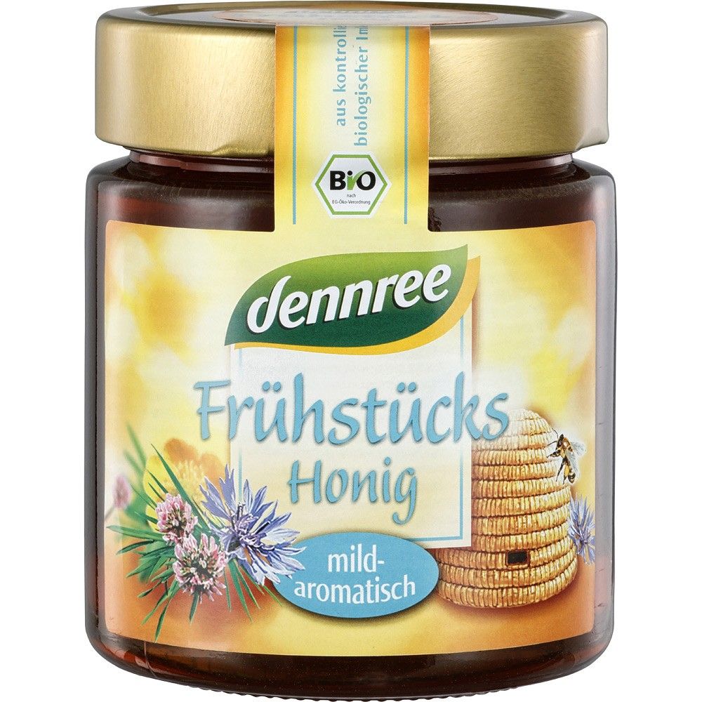 Miere poliflora bio pentru mic dejun 500g Dennree