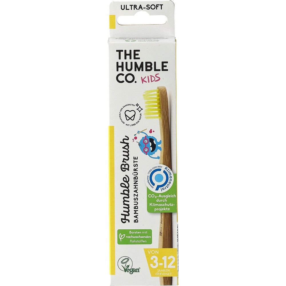 Periuta de dinti din bambus pentru copii 1buc The Humble CO