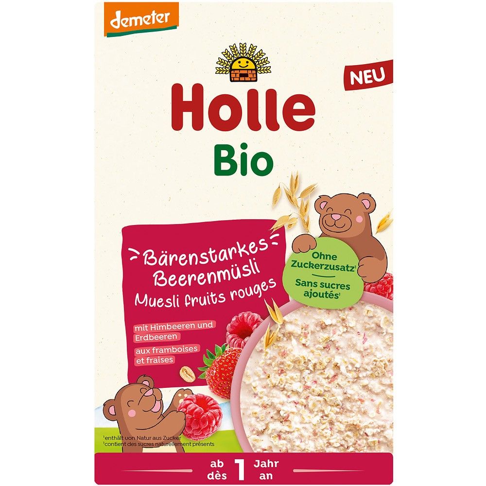 Musli bio integral cu fructe de padure 200g Holle