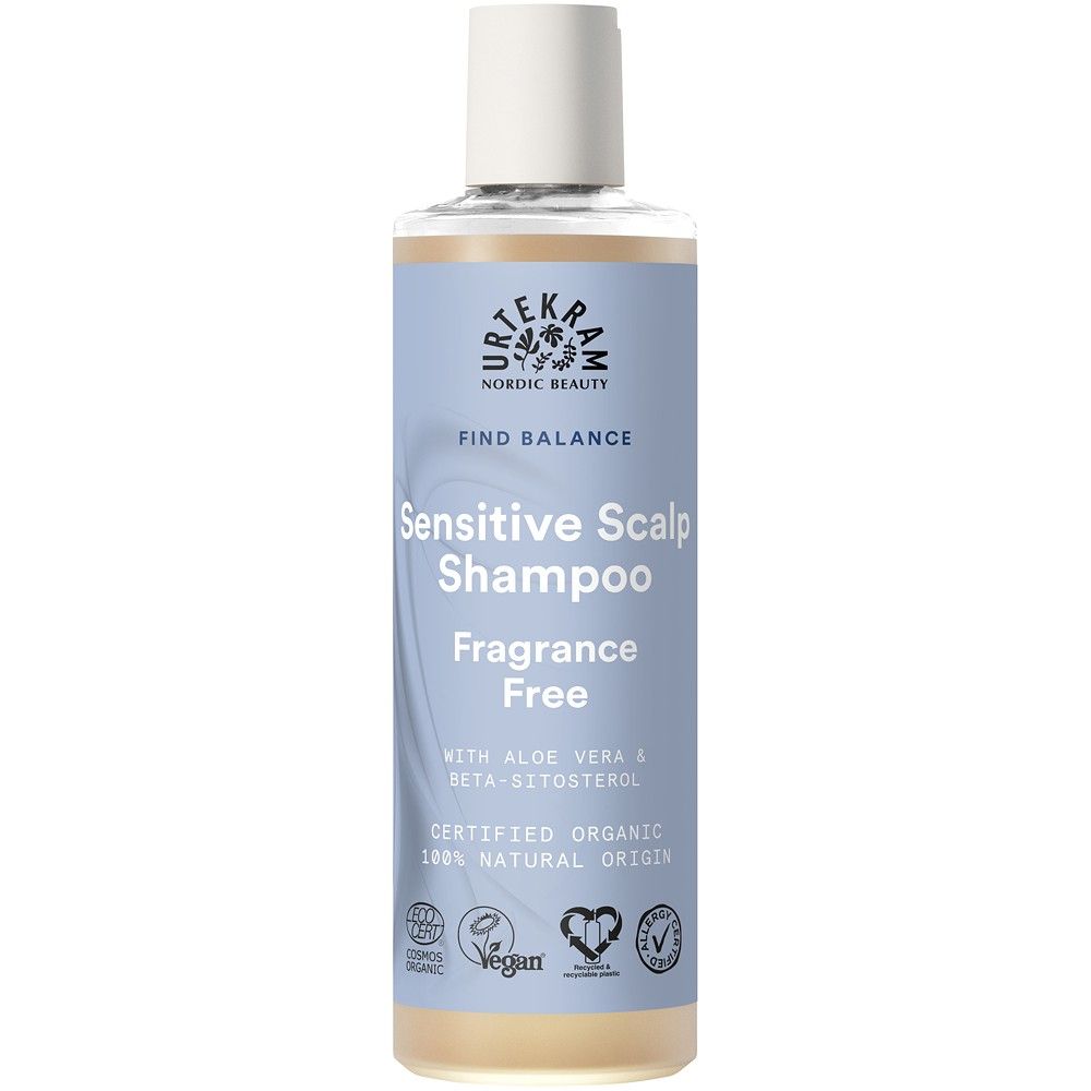 Sampon pentru scalp sensibil cu aloe vera fara parfum 250ml Urtekram