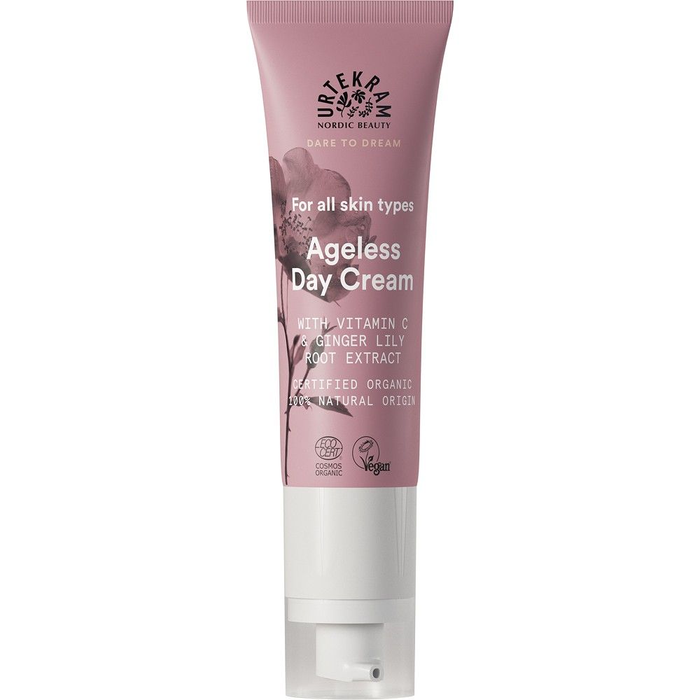 Crema de zi cu vitamina C si flori de ghimbir pentru orice tip de ten 50ml Urtekram