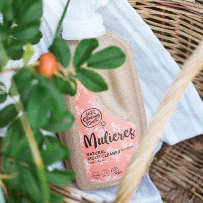 Detergent concentrat multi cleaner cu 99% ingrediente naturale Rose Garden (1L), Mulieres