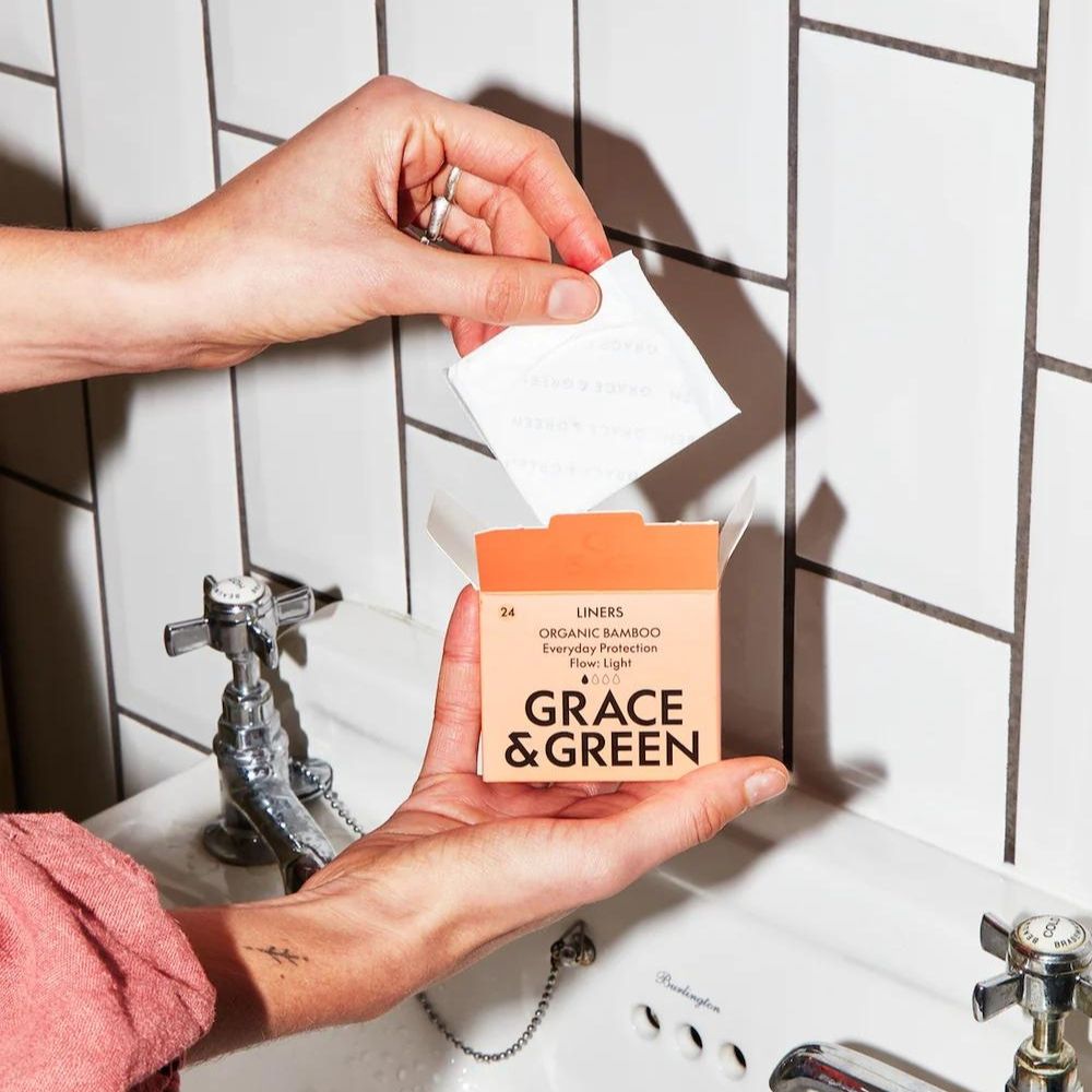 Panty liners din bambus organic (24 buc), Grace and Green