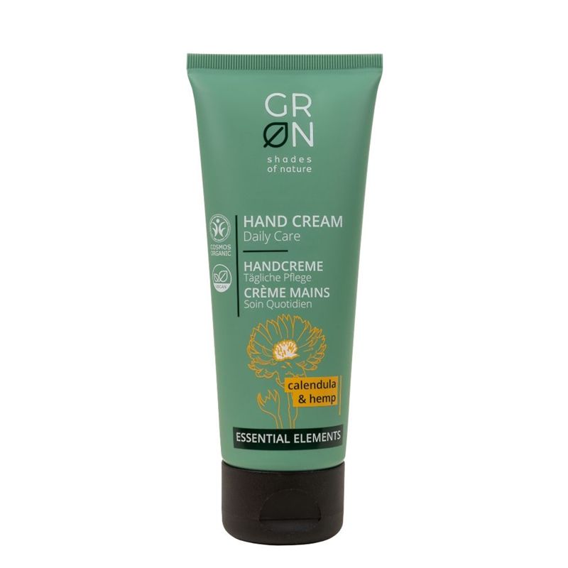 Crema de maini Bio Organica Essential Elements cu canepa si galbenele (75ml), GRN Shades of Nature