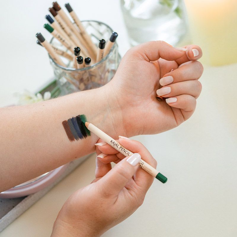 Creion Kajal Bio Organic Colour Cosmetics (1.1 grame), GRN Shades of Nature