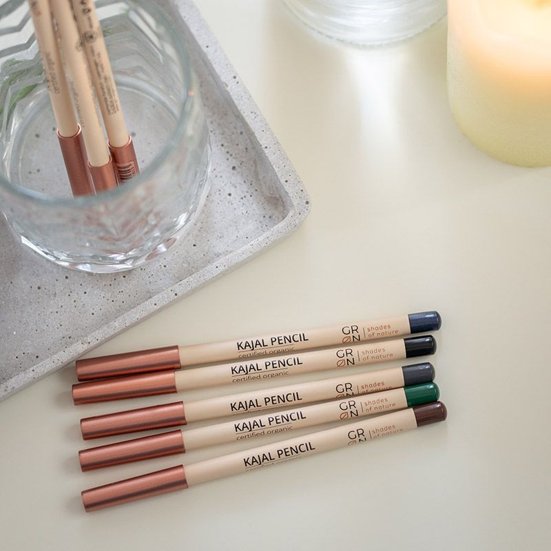 Creion Kajal Bio Organic Colour Cosmetics (1.1 grame), GRN Shades of Nature
