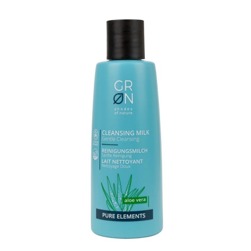 Lapte demachiant sensitive Bio Organic Pure Elements cu aloe vera (200ml), GRN Shades of Nature