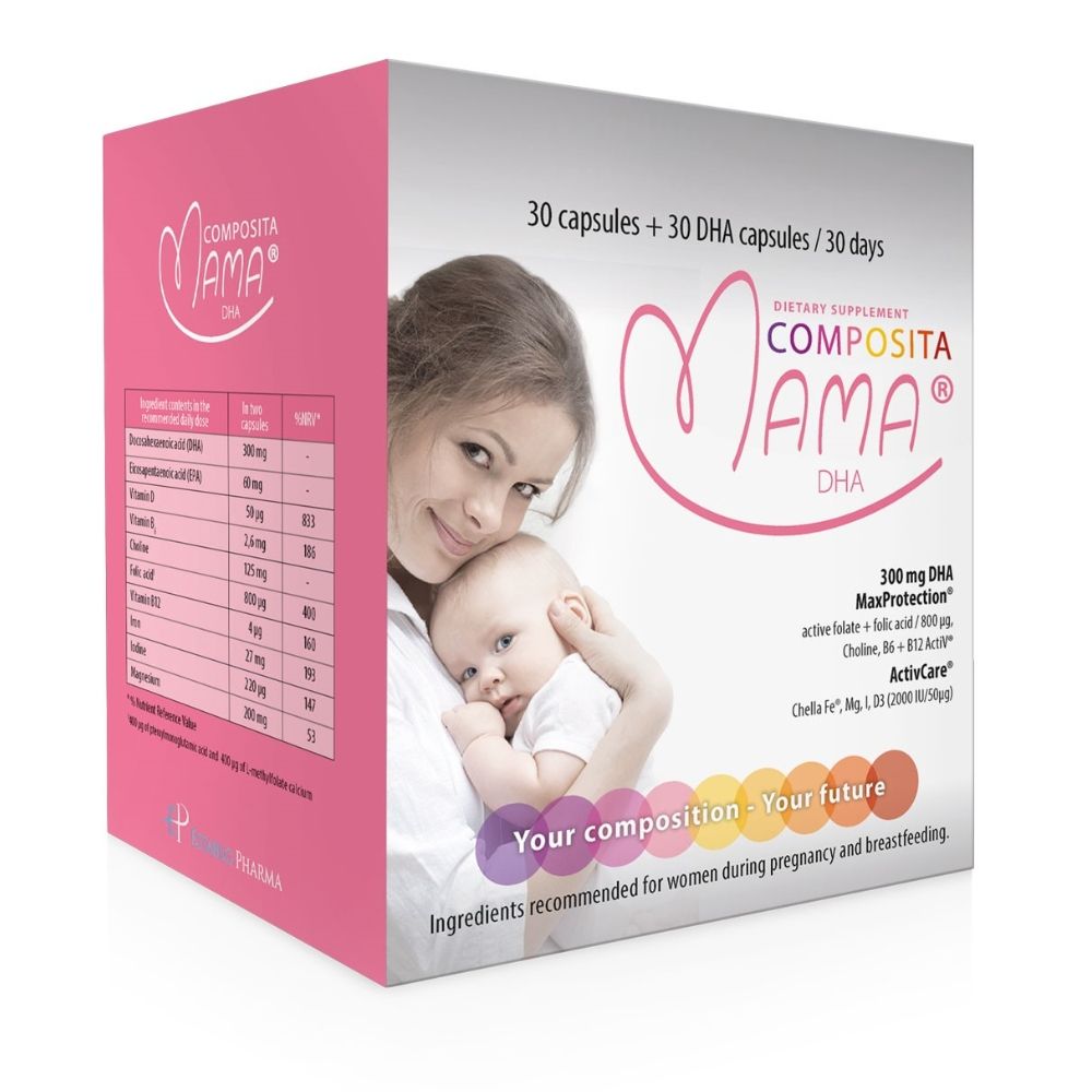 Composita Mama DHA (30+30 capsule), Establo Pharma