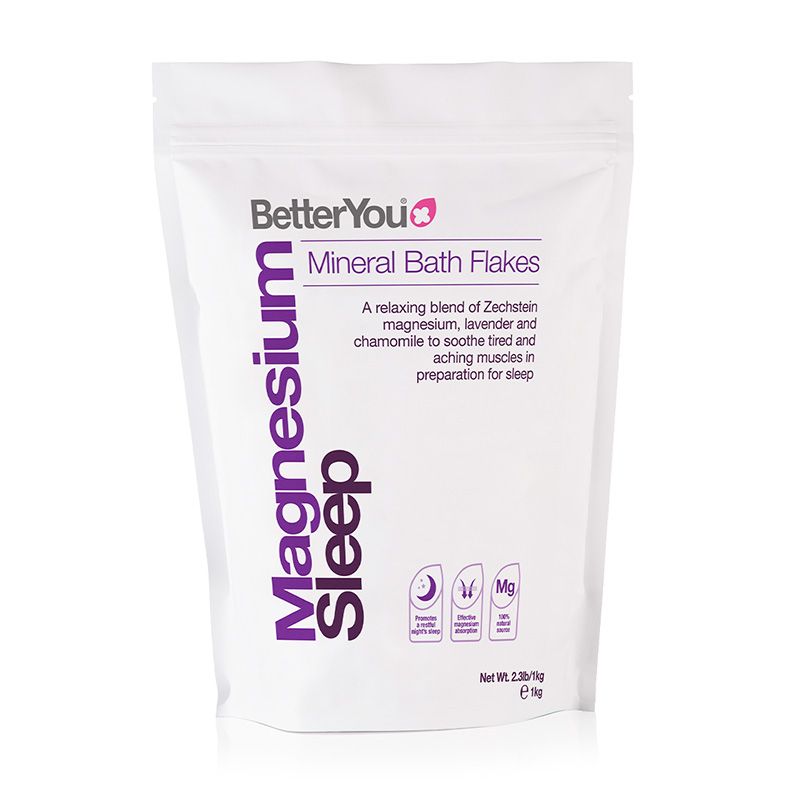 Fulgi de baie cu magneziu pentru somn odihnitor (1000 grame), BetterYou
