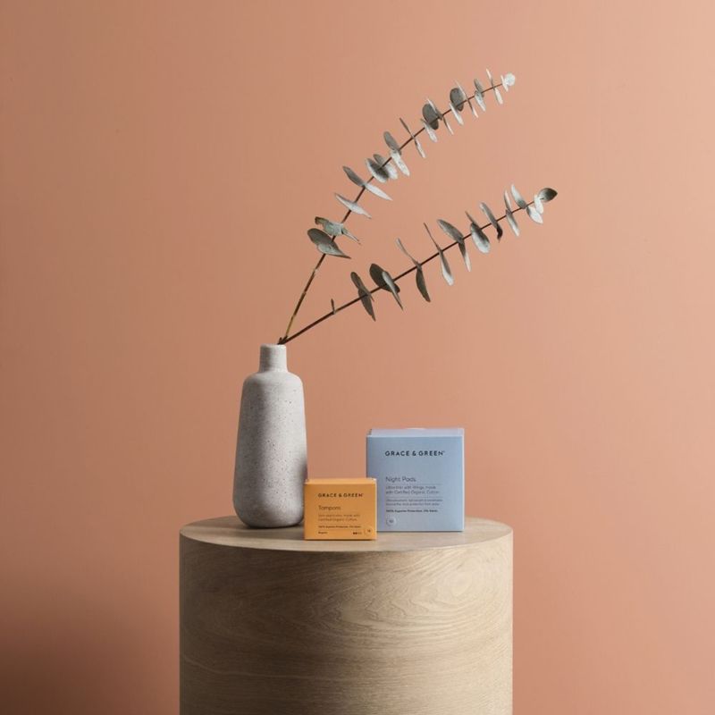 Tampoane din bumbac organic 100% Super Plus (15 buc), Grace and Green