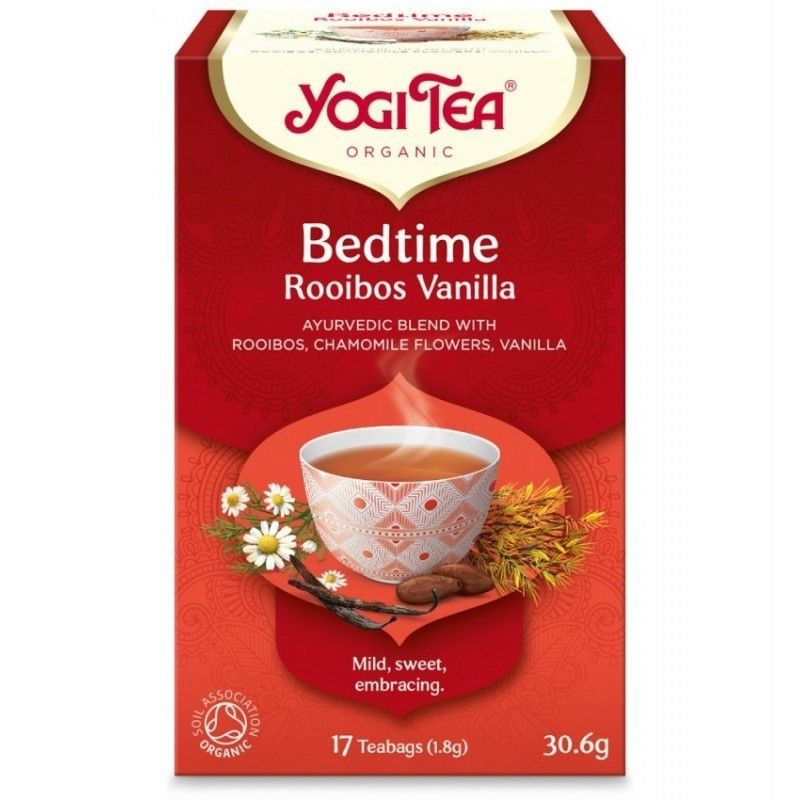 Ceai de Seara Rooibos Vanilie, Bio, 17 plicuri,Yogi Tea