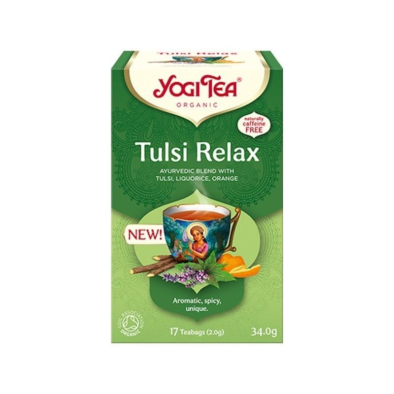 Ceai Tulsi Relax, Bio, 17 plicuri, Yogi Tea