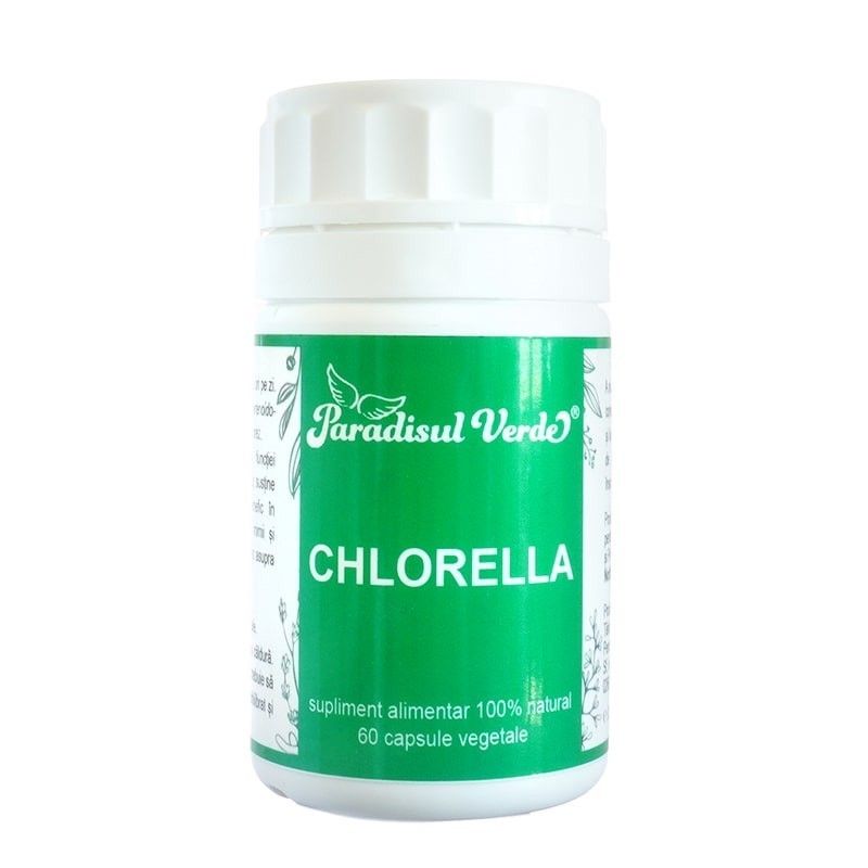 Chlorella - 60cps, Paradisul Verde