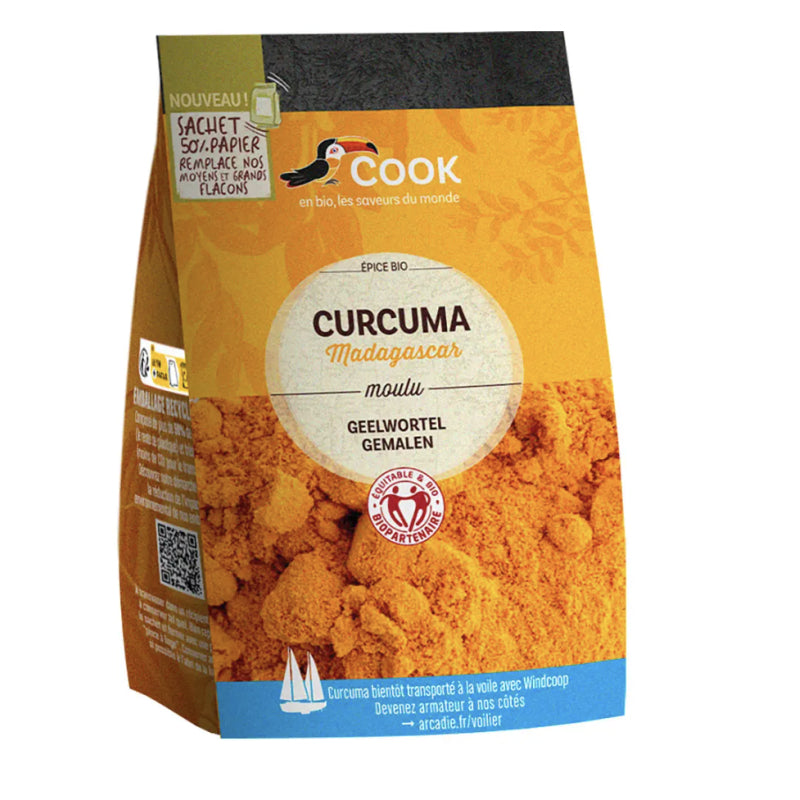 Turmeric pudra, bio, 100g, Cook