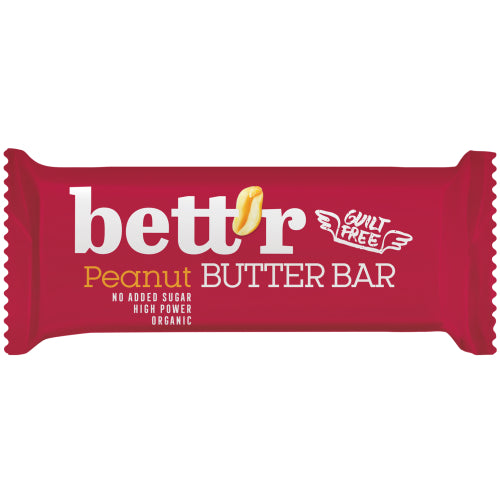 Baton cu crema de arahide, bio, 30g, Bettr