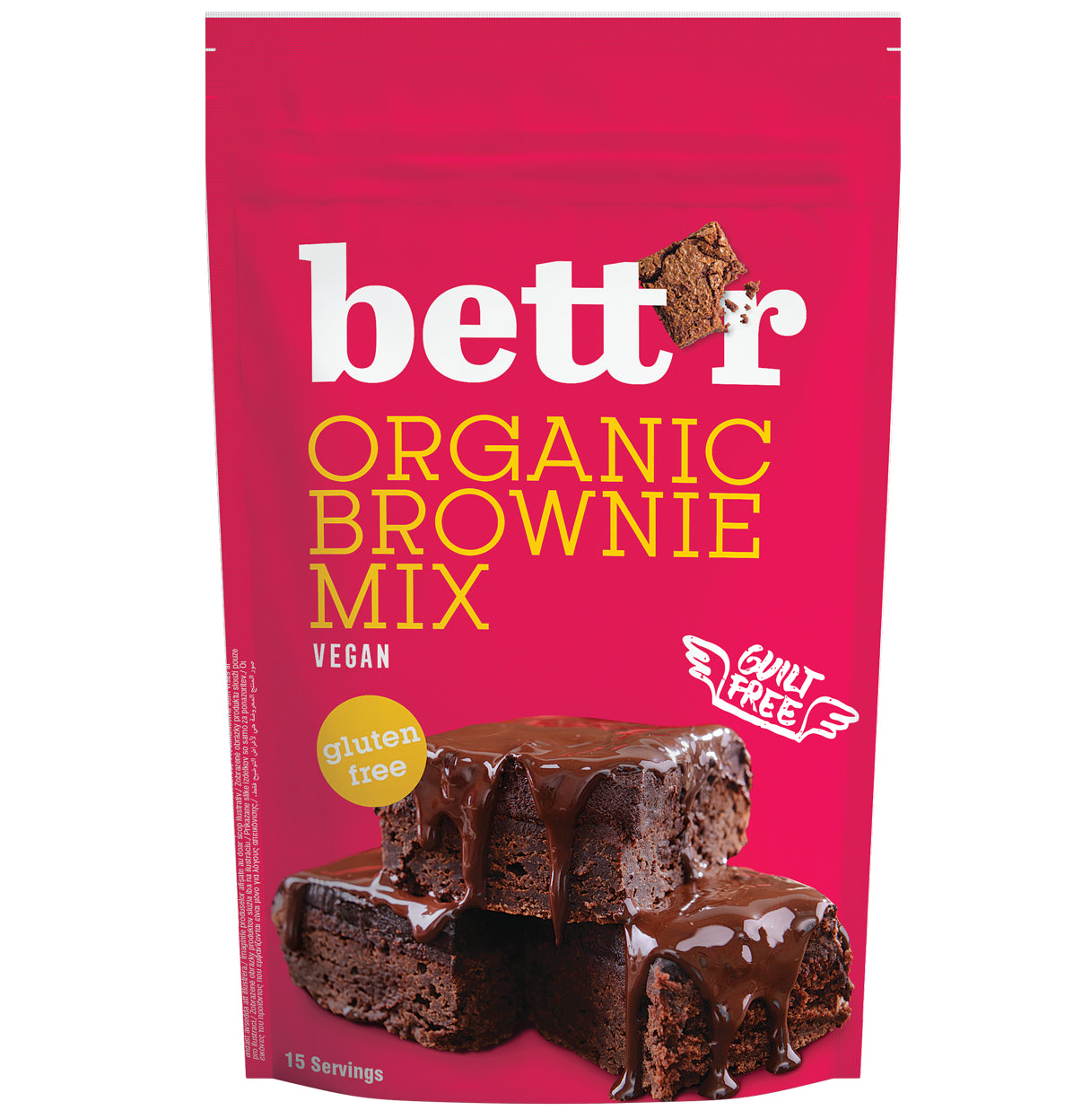 Mix pentru prajitura brownie fara gluten eco 400g Bettr