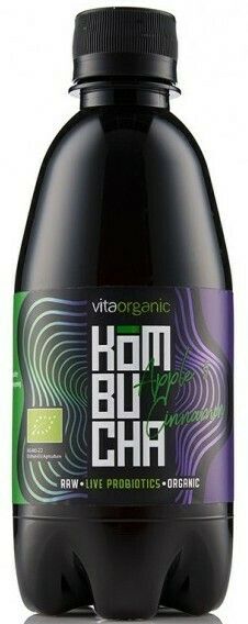 Kombucha cu mere si scortisoara bio 330 ml Vita Organic