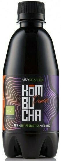 Kombucha cu piersici bio 330 ml Vita Organic