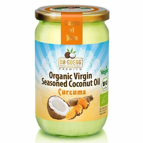 Ulei de cocos condimentat cu turmeric bio 190ml, Dr. Goerg