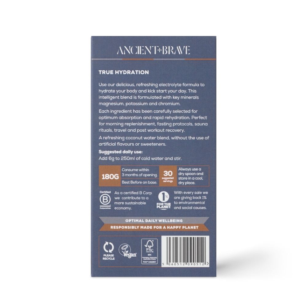 True Hydration 180 gr (30 portii), Ancient and Brave