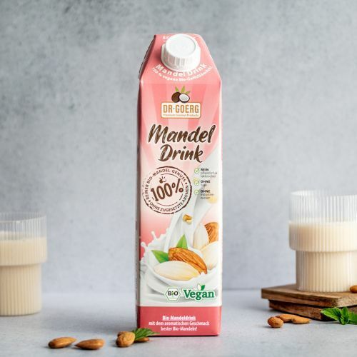 Bautura vegetala de migdale, bio, 1l, Dr. Goerg
