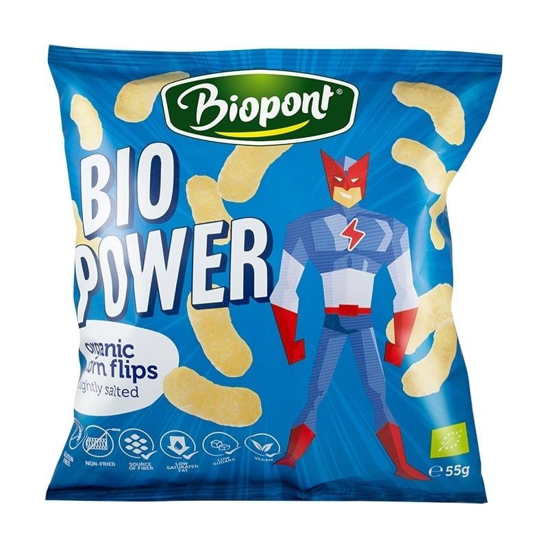 Pufuleti Usor Sarati Bio Power - Eco 55g Biopont