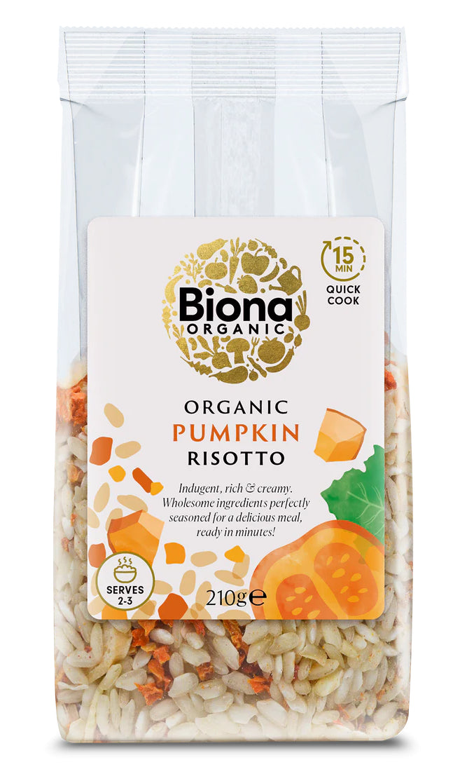 Risotto cu dovleac ,bio, 210g ,Biona
