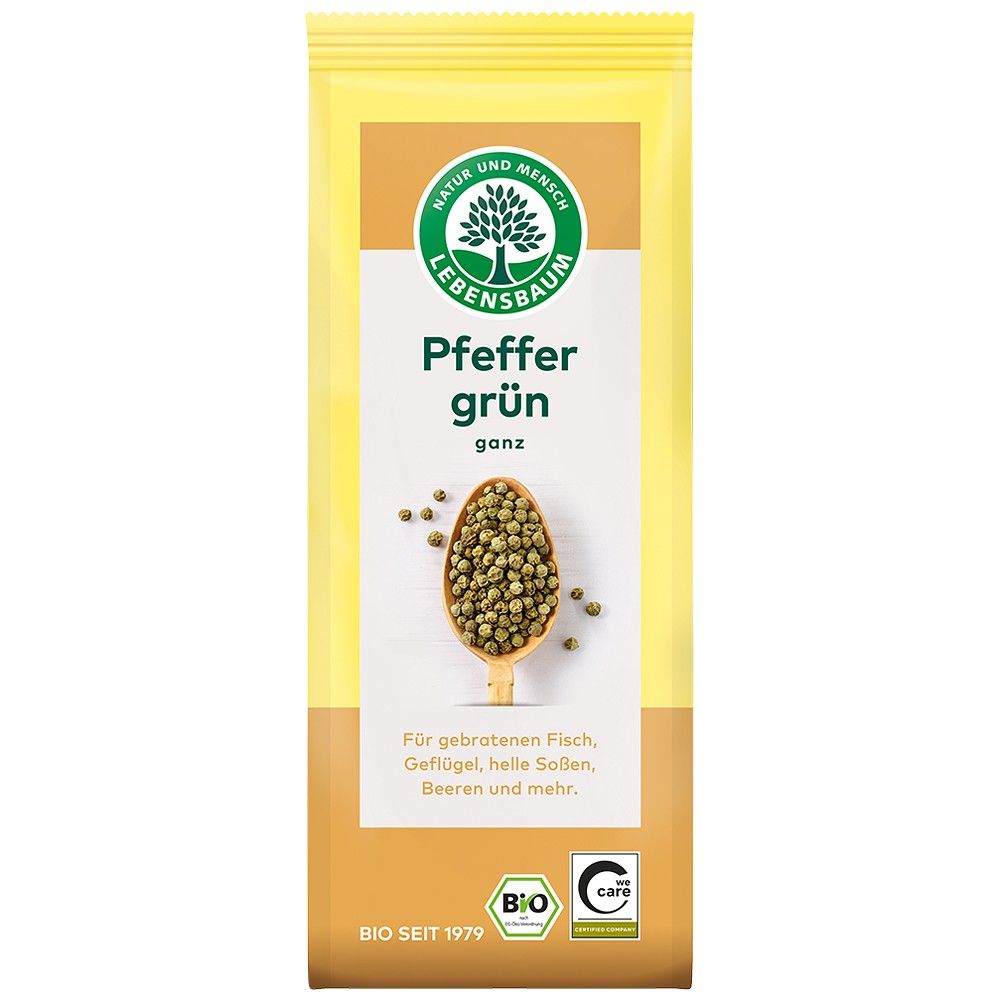 Piper verde boabe bio Lebensbaum, 35g
