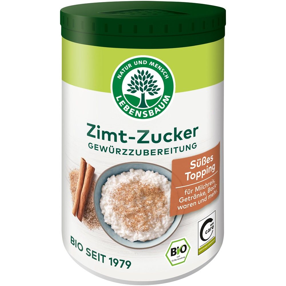 Zahar cu scortisoara pentru deserturi bio Lebensbaum, 140g