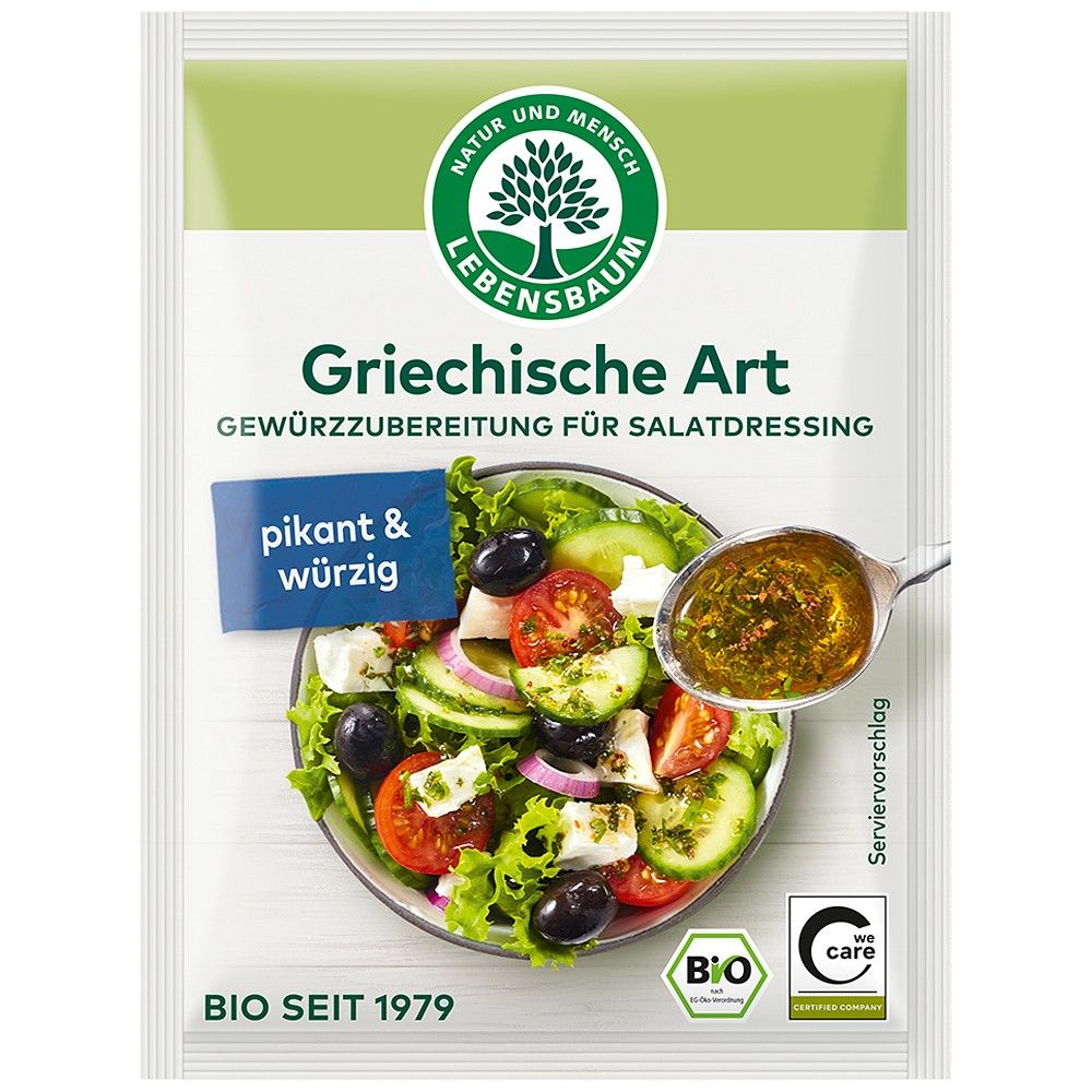 Mix de ierburi Grecesti pentru dressing de salate 3x5g bio , 15g, Lebensbaum