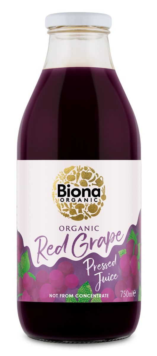 Suc de struguri rosii, bio, 750ml, Biona