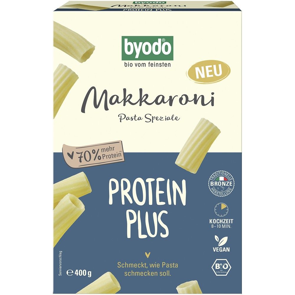 Macaroane Protein Plus, bio, 400g, Byodo