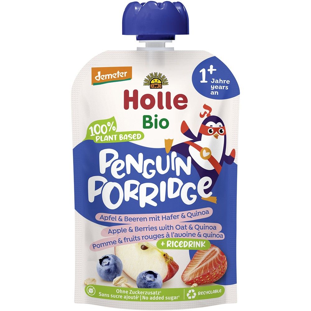 Terci din fructe cu cereale pentru copii, +1 an, bio, 110g, Holle