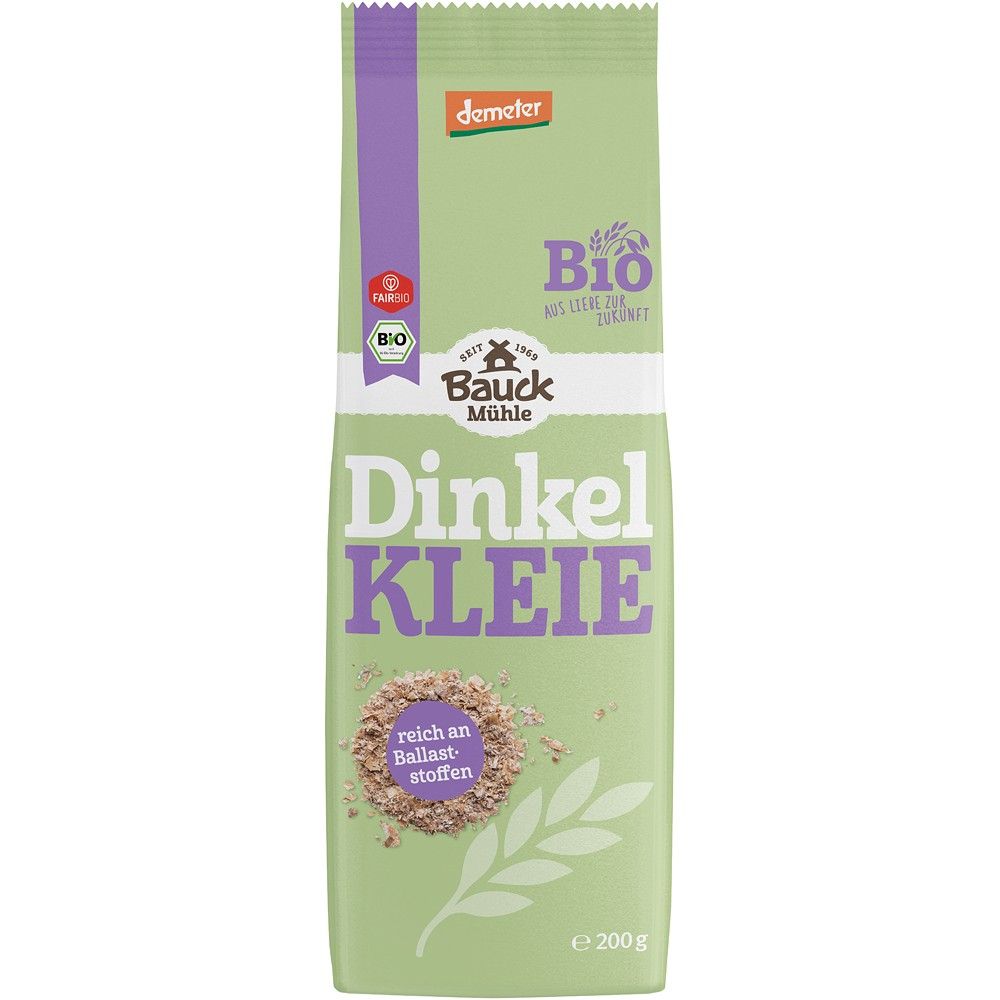 Tarate de spelta demeter, bio, 200g, BauckHof