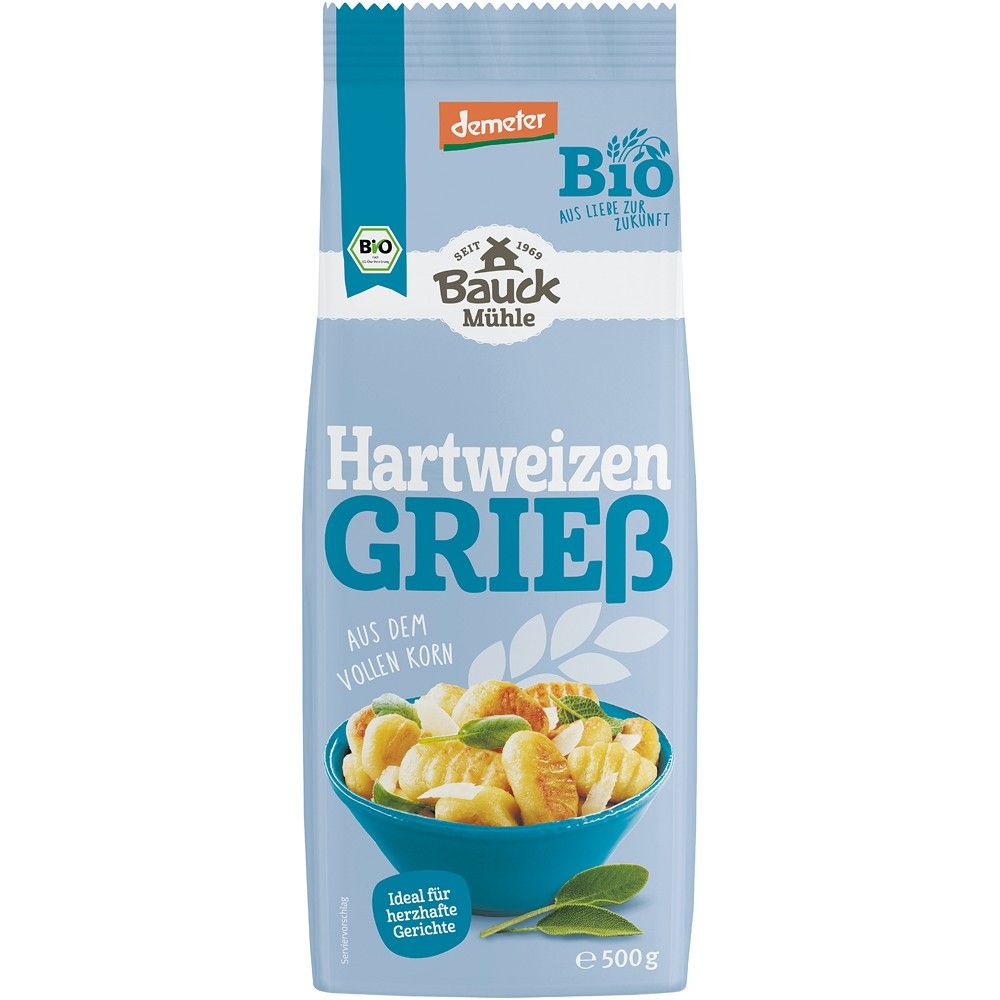 Gris din grau dur ,bio, 500g, BauckHof