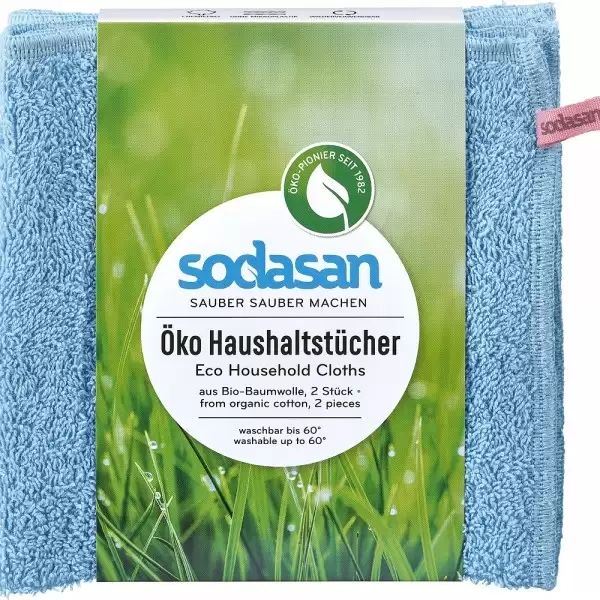 Lavete din bumbac ecologic , 2buc, Sodasan