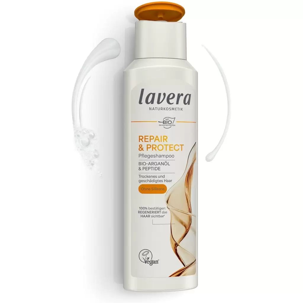 Sampon reparator si protector, pentru par uscat si deteriorat , 250ml, Lavera