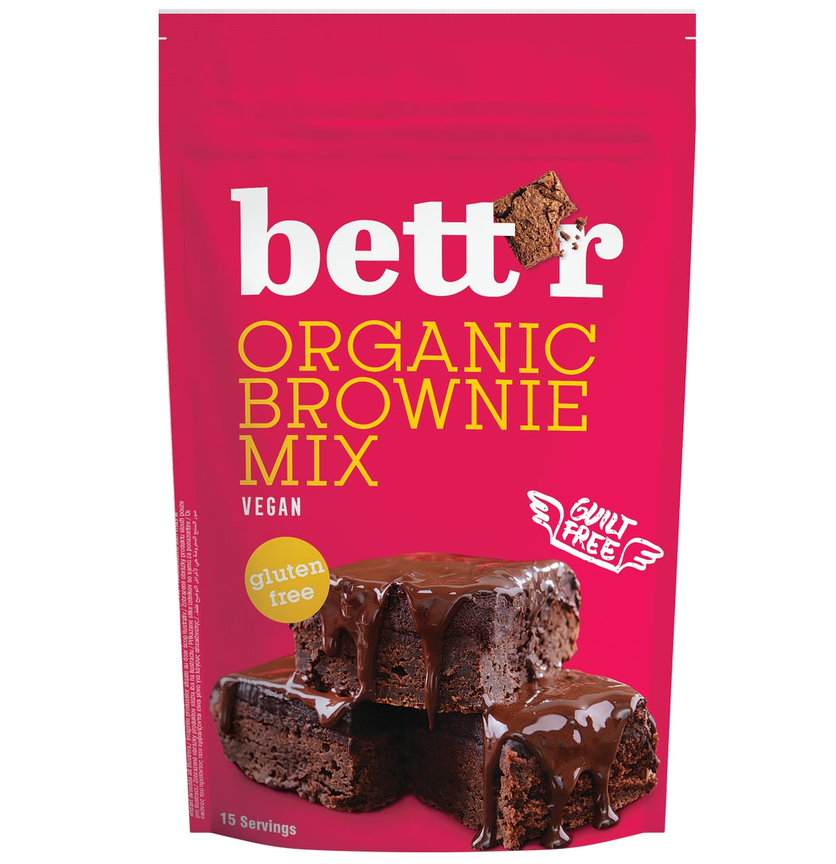 Mix pentru prajitura brownie fara gluten eco 400g Bettr