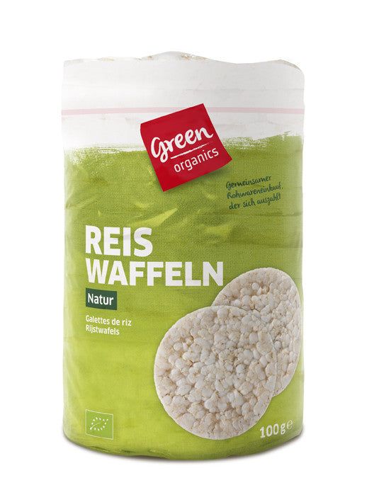 Rondele de orez fara sare eco 100g Green Organics