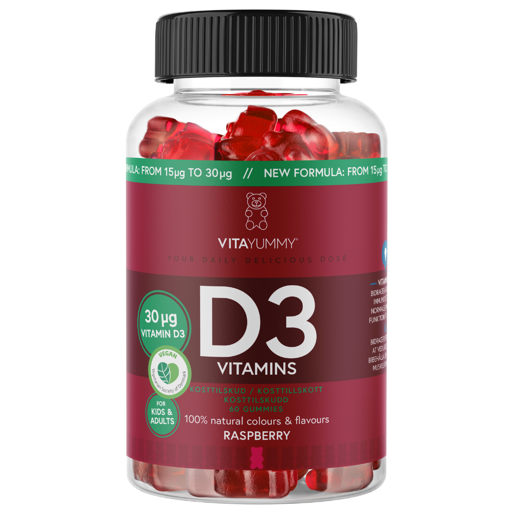 Vitamina d3, ursuleti gumati vegani, 60 jeleuri, 180g, Vitayummy