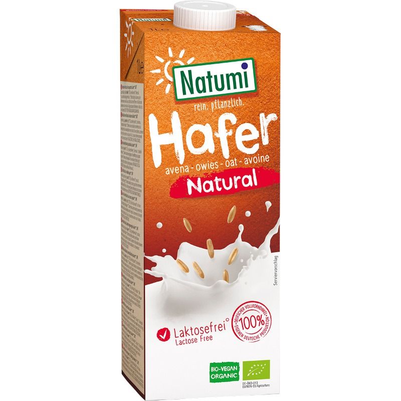 Bautura vegetala din ovaz, bio, 1l, Natumi