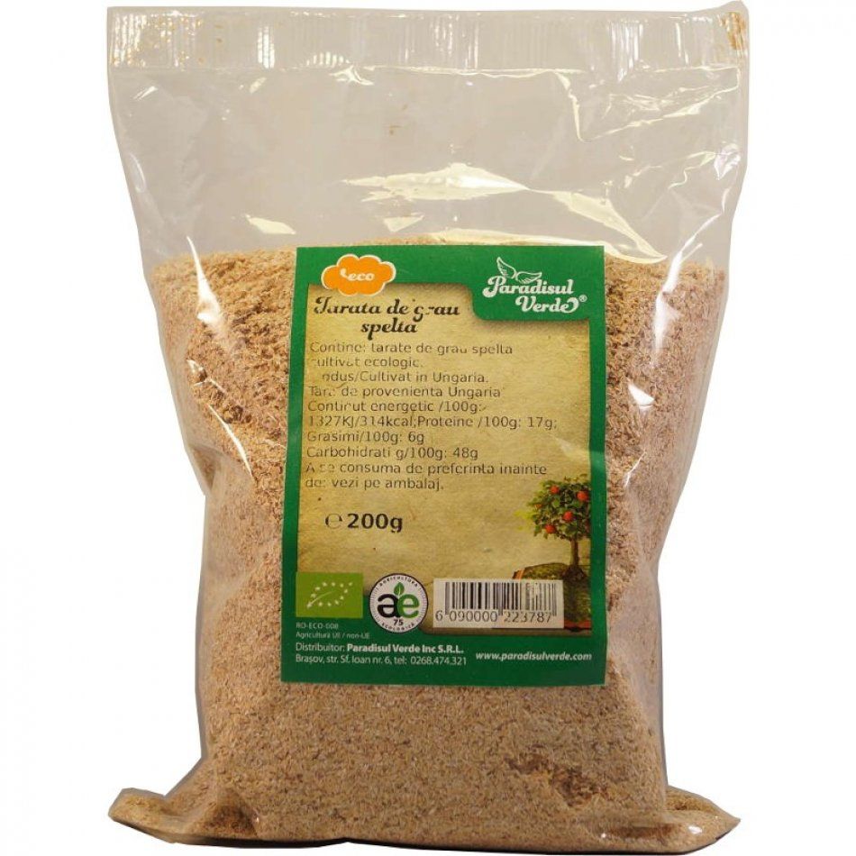 Tarate grau spelta, 200g, Naturgold