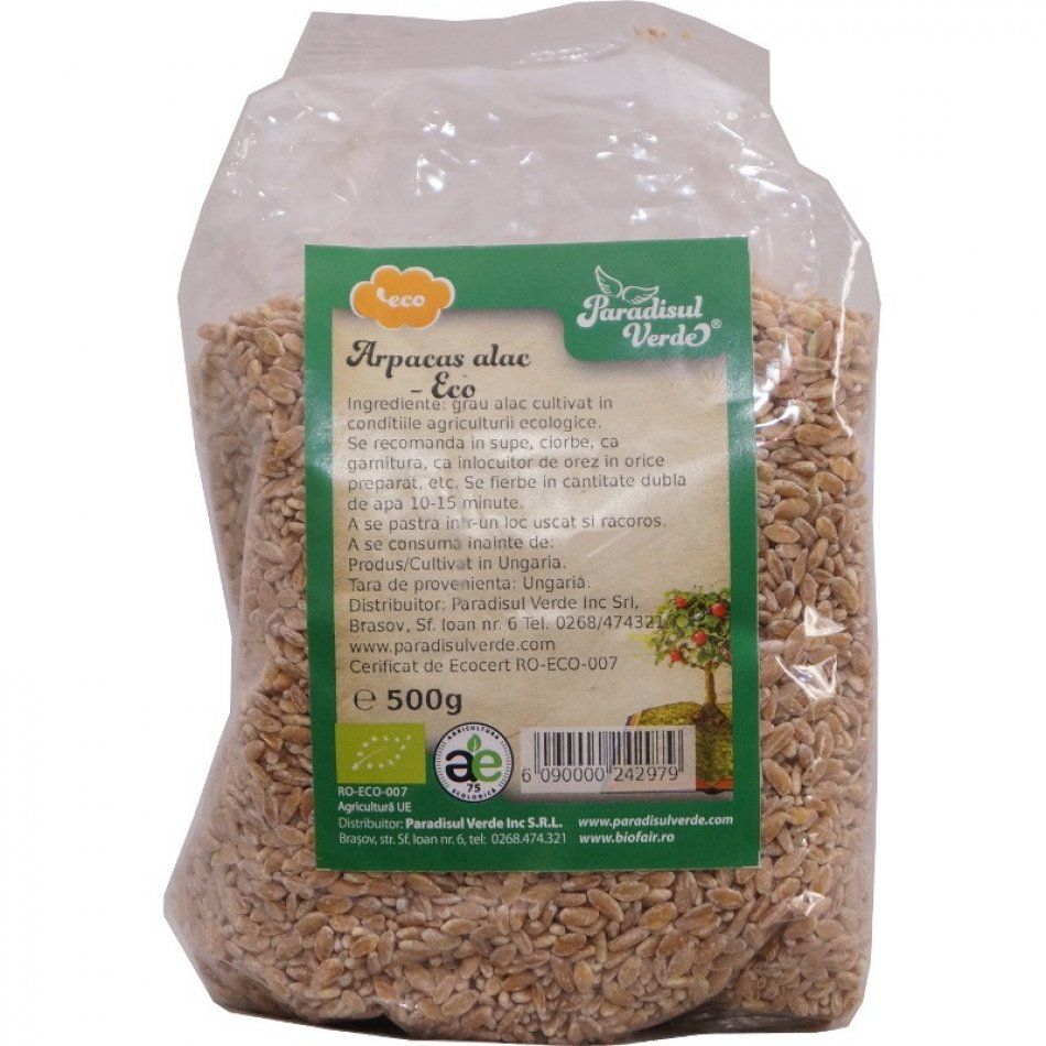 Arpacas De Grau Alac - Eco 500g Paradisul Verde